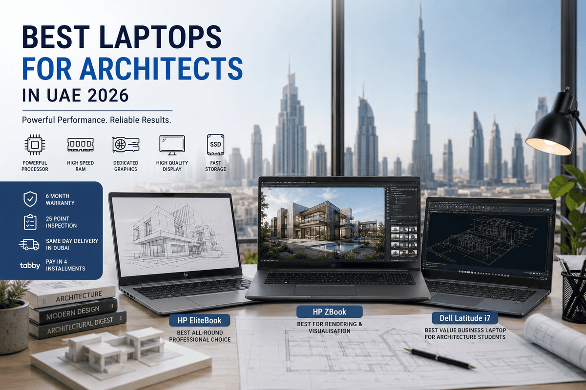 Best Laptops for Architects in the UAE (2026): Power, Precision & Value