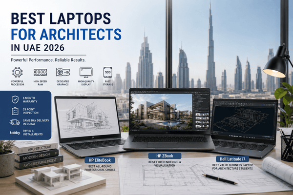 Best Laptops for Architects in the UAE (2026): Power, Precision & Value