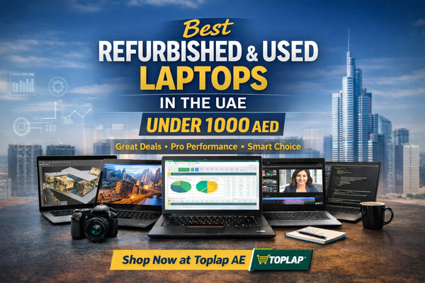 The Best Refurbished & Used Laptops in the UAE: Smart Picks Under 1000 for Every Professional