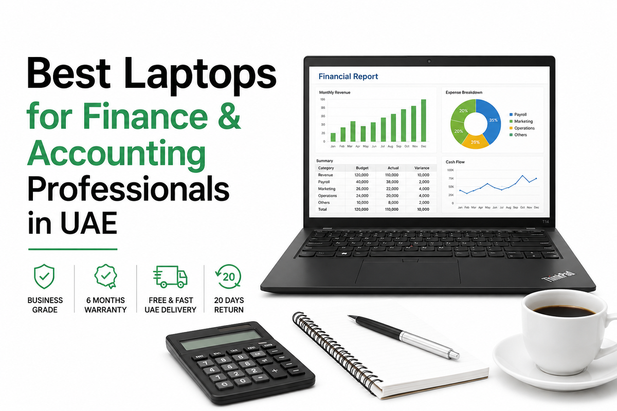 Best Laptops for Finance & Accounting Professionals in UAE (2026)