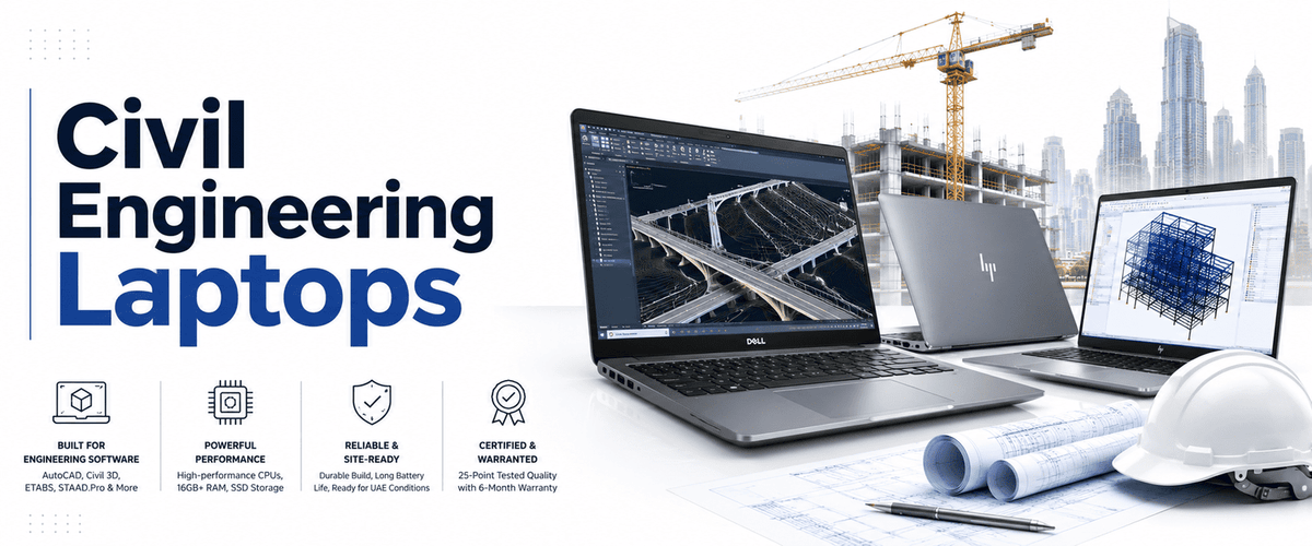 Best Used Laptops for Civil Engineers in the UAE