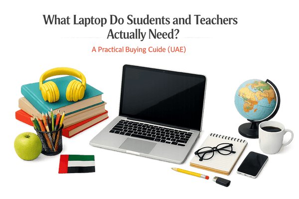 What Laptop Do Students and Teachers Actually Need? A Practical Buying Guide (UAE)
