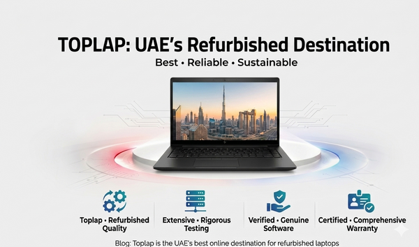 Why Toplap Is the UAE's Best Online Destination for Refurbished Laptops