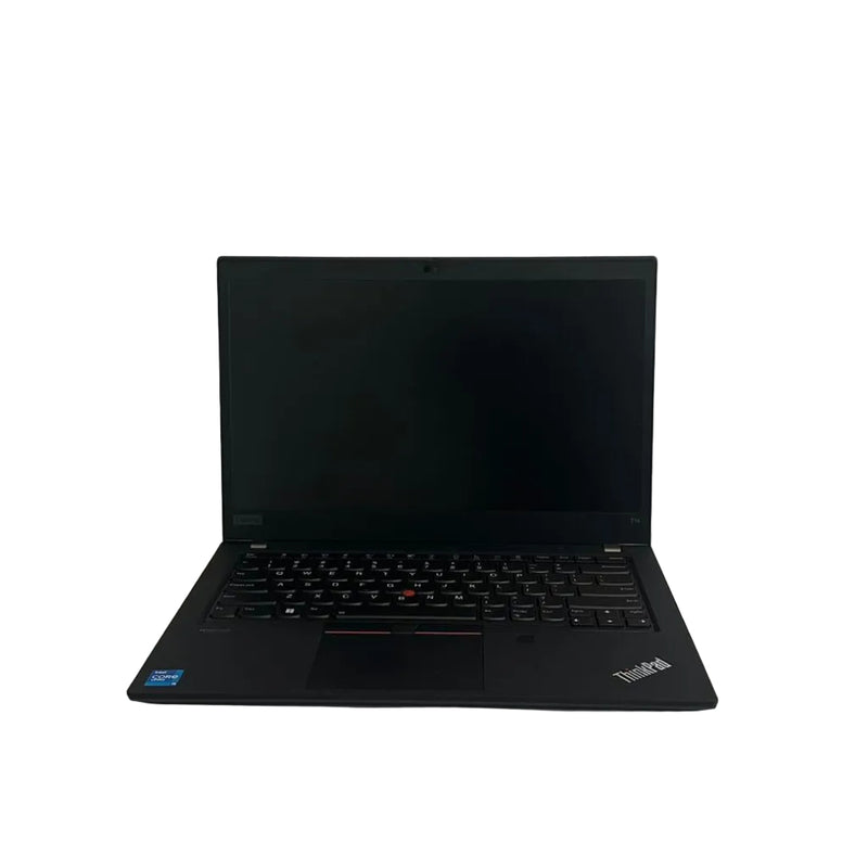Lenovo ThinkPad T14 G2 renewed laptop front view – Intel i5 11th Gen, 16GB RAM, 256GB SSD, Grade A condition, available in Dubai