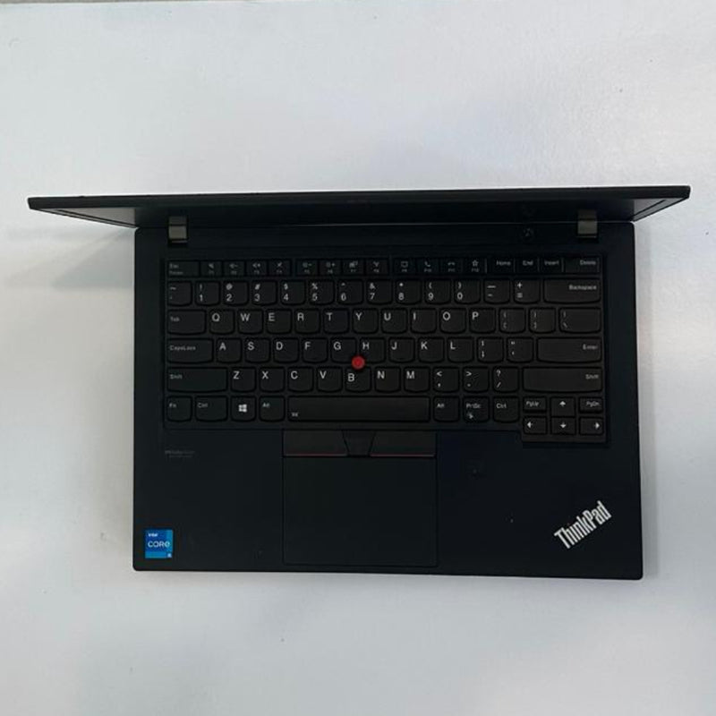 Lenovo ThinkPad T14 G2 renewed laptop front view – Intel i5 11th Gen, 16GB RAM, 512GB SSD, Grade A condition, available in Dubai